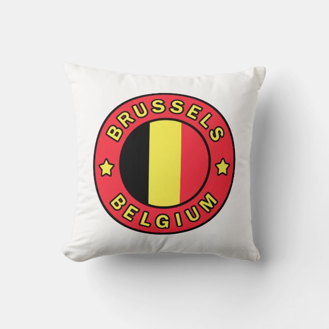 Cojín Decorativo Bruselas Bélgica (Anverso)
