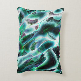 Cojín Decorativo Brutalidad esculpida de la roca virtual y las selv