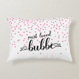 Cojín Decorativo Bubbe Más Querido Corazones