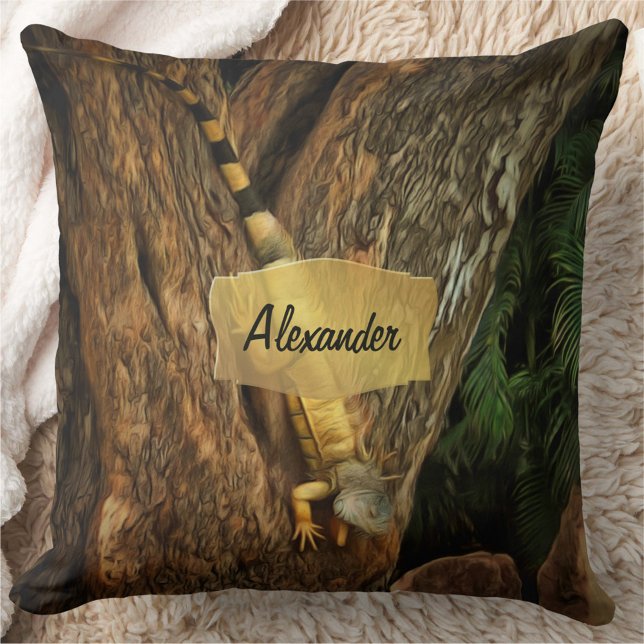 Cojín Decorativo Bucerias Iguana 1069 (Subido por el creador)