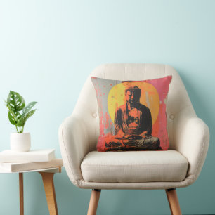 Cojín Decorativo Buda del Arte Moderno