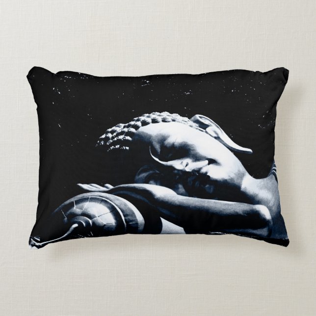 Cojín Decorativo Buda durmiente, bienestar, personalizado (Anverso)