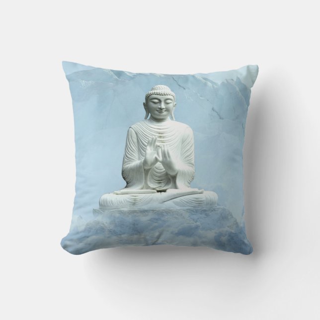 Cojín Decorativo Buda en las nubes (Anverso)