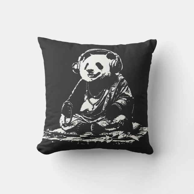 Cojín Decorativo Buda Panda (Anverso)