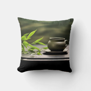 Cojín Decorativo Buda Tranquila Naturaleza Tranquila Serene