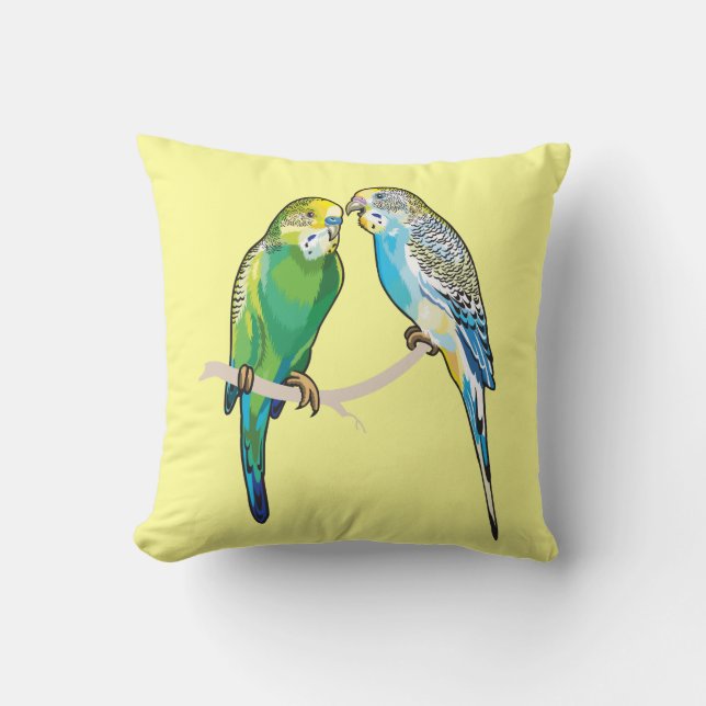 Cojín Decorativo budgerigars (Anverso)