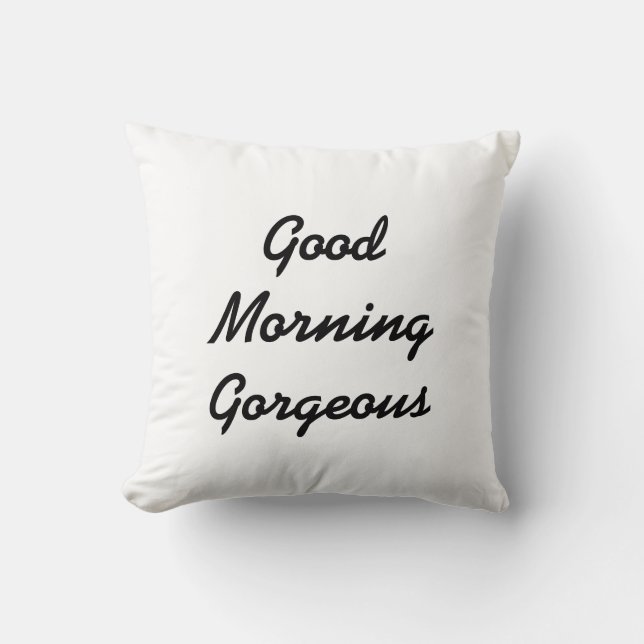 Cojín Decorativo Buena mañana magnífica (Anverso)