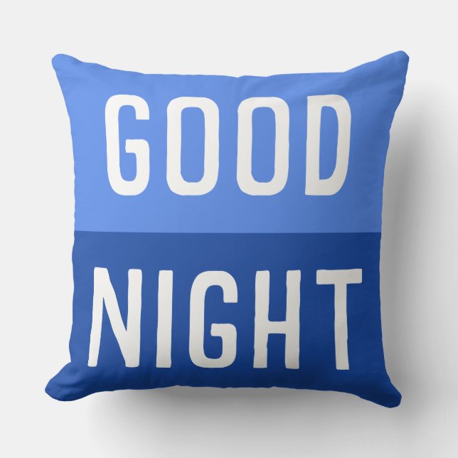 Cojín Decorativo Buenas noches (Anverso)