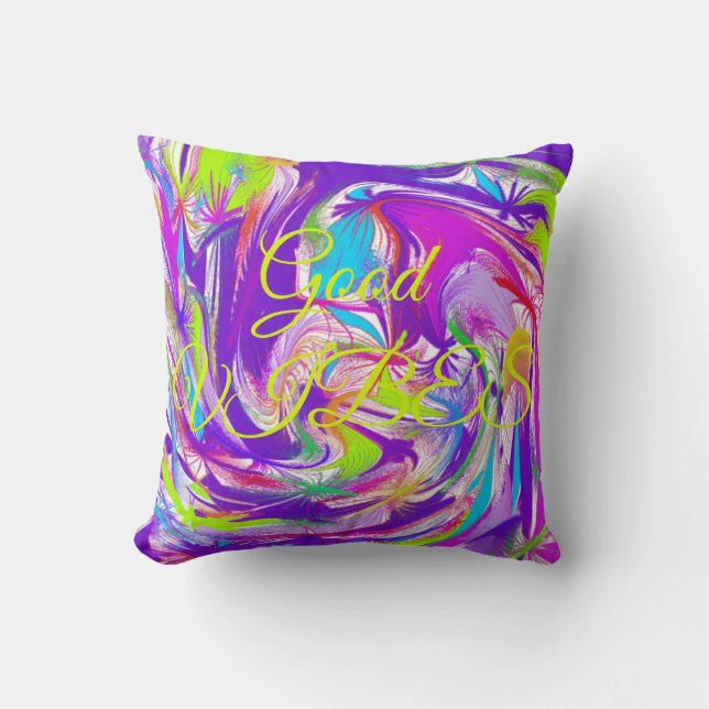 Cojín Decorativo Buenas vibraciones (Anverso)