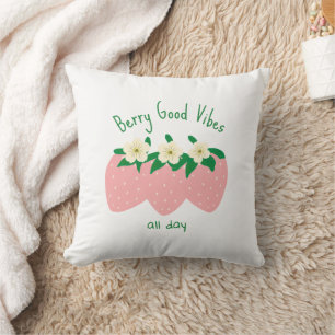 Cojín Decorativo Buenas Vibraciones de Frutas Todo el Día
