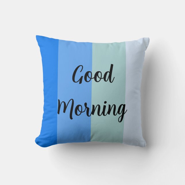 Cojín Decorativo Buenos días (Anverso)