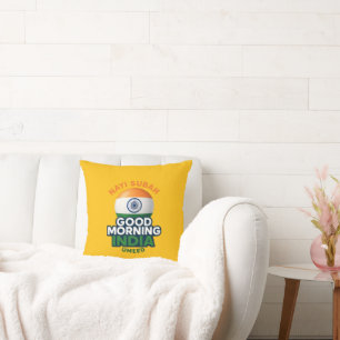 Cojín Decorativo Buenos Días India, Nayi Subah, Umeed