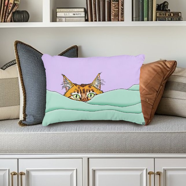 Cojín Decorativo Buenos días Naranja Cat Funny (Subido por el creador)