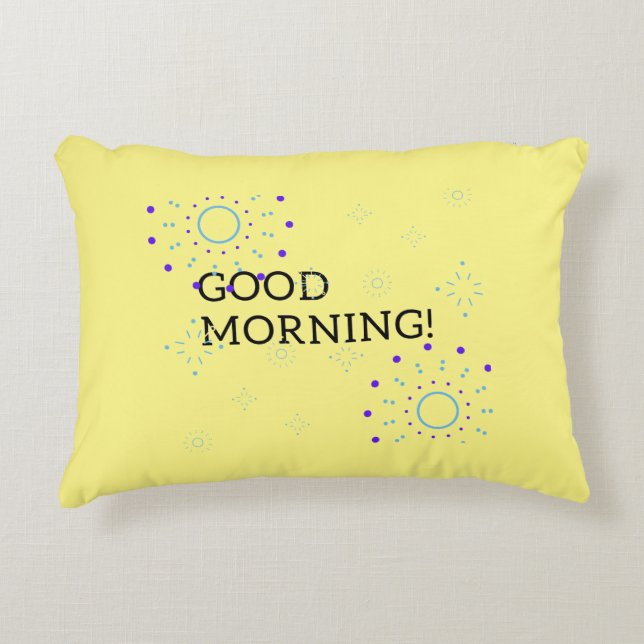 Cojín Decorativo Buenos días Pillow (Anverso)