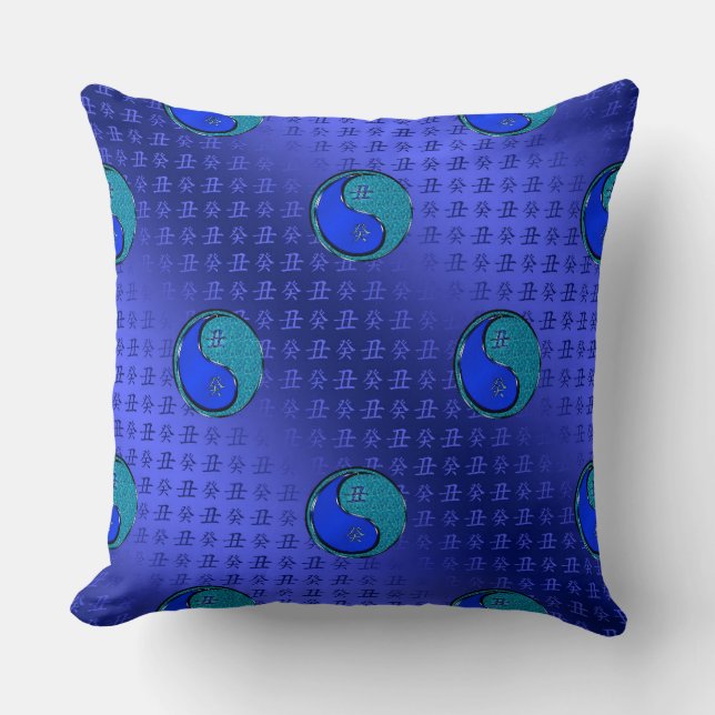 Cojín Decorativo Buey de Agua (Anverso)