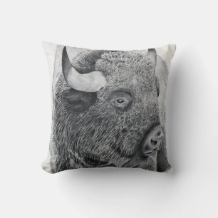 Cojín Decorativo Búfalo Americano