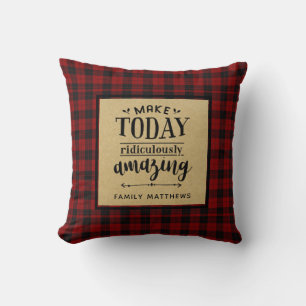 Cojín Decorativo Búfalo Lumberjack de Motivación inspiradora