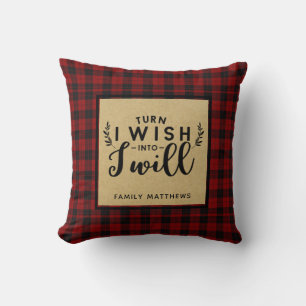 Cojín Decorativo Búfalo Lumberjack de Motivación inspiradora
