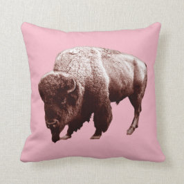 Cojín Decorativo Búfalo rosado