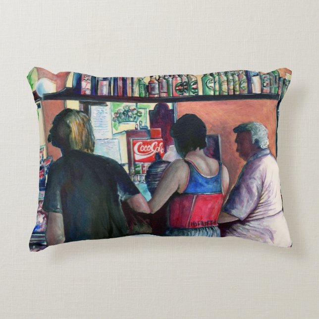 Cojín Decorativo Bufe de golf, Budapest (Anverso)