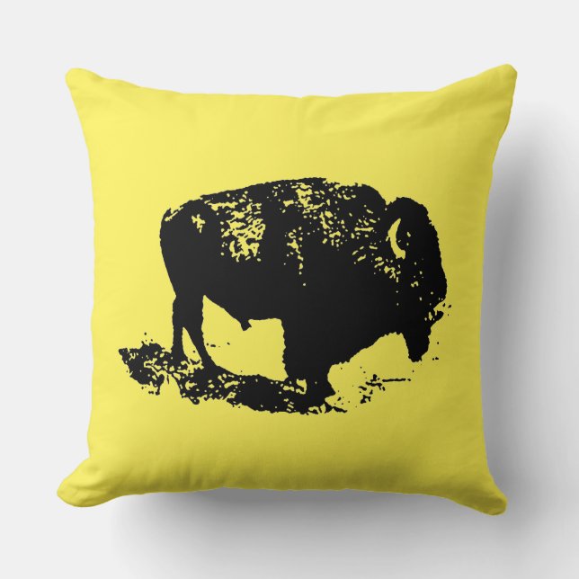 Cojín Decorativo Buffalo Bison (Anverso)