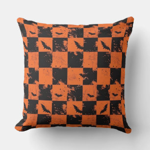 Cojín decorativo Buffalo Plaid Halloween