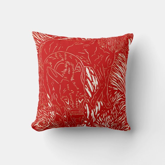 Cojín Decorativo *Buford y Sugar* (Anverso)