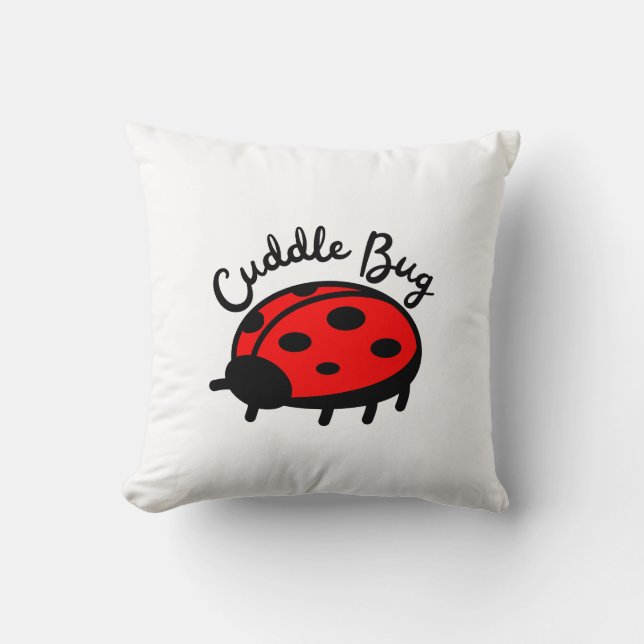 Cojín Decorativo Bug Ladybug | Diseño atractivo y acogedor (Anverso)