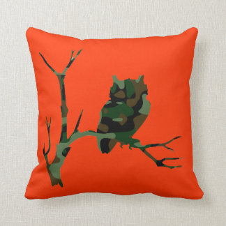 Cojín Decorativo Búho de Camo