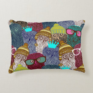 Cojín Decorativo Búho en la corona