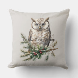 Cojín Decorativo Búho en rama