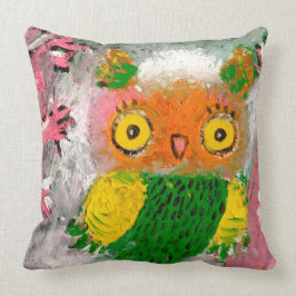 Cojín Decorativo Búho feliz