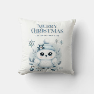 Cojín Decorativo Búho navideño