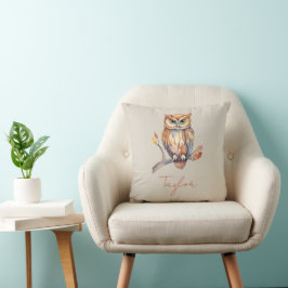 Cojín Decorativo Búho Personalizado