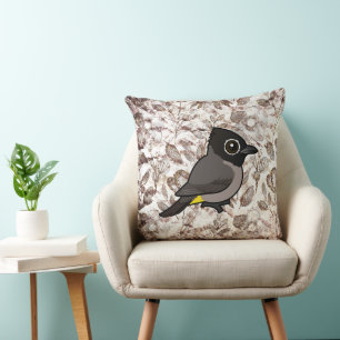 Cojín Decorativo Bulbul de Espectáculo Blanco Birdorable