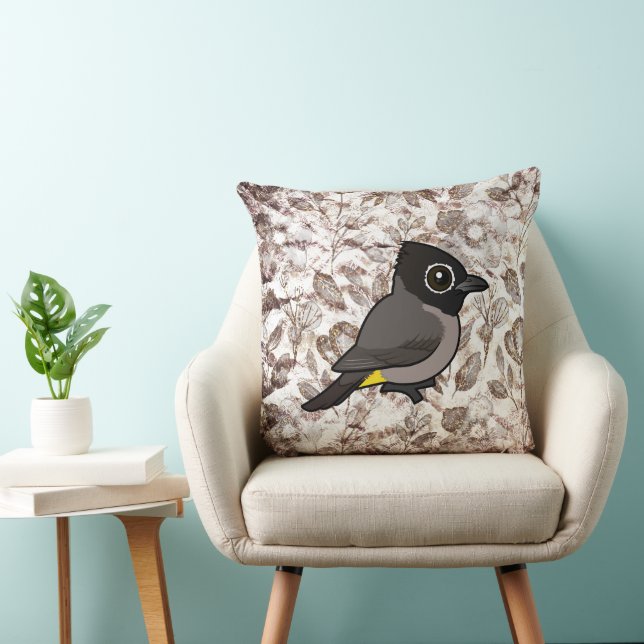 Cojín Decorativo Bulbul de Espectáculo Blanco Birdorable (Silla)