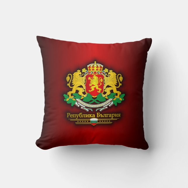Cojín Decorativo Bulgaria COA (Anverso)