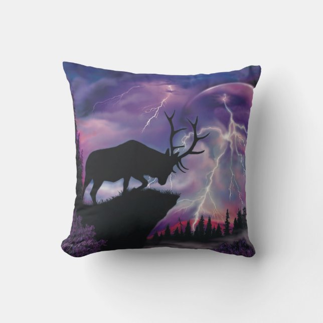 Cojín decorativo Bull Elk (Anverso)