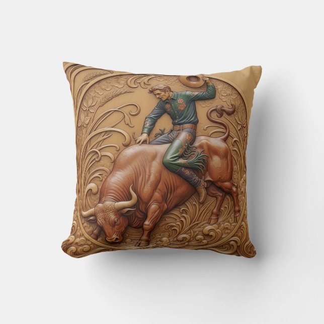 Cojín Decorativo Bull Rider cushion (Anverso)