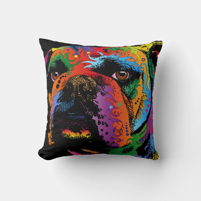 Cojín Decorativo Bulldog (Anverso)