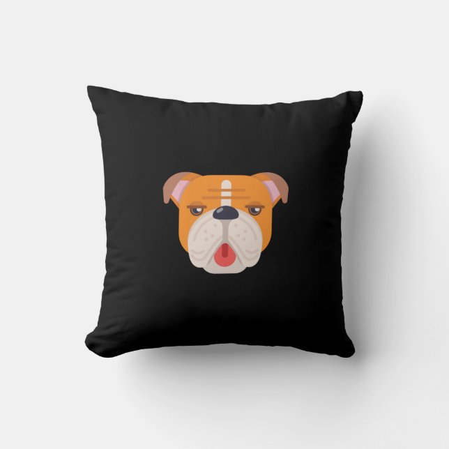 Cojín Decorativo Bulldog (Anverso)