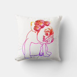 Cojín Decorativo Bulldog Cushion de perros dulces de bulldog francé