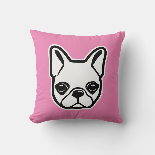 Cojín Decorativo Bulldog francés (Anverso)