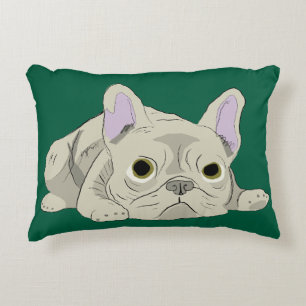 Cojín Decorativo Bulldog Francés Durmiendo