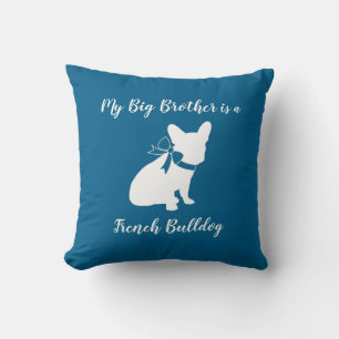 Cojín Decorativo Bulldog francés Frenchie Baby Shower