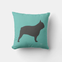 Bulldog francés gris Silhouette Frenchie Perro Ver
