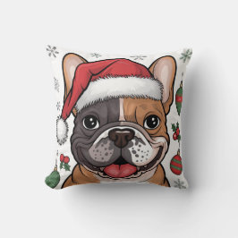 Cojín decorativo Bulldog francés navidades Santa D