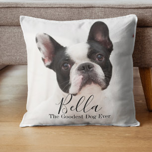 Cojín Decorativo Bulldog Francés Personalizado con Foto Personaliza