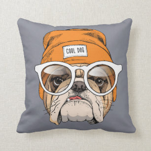 Cojín Decorativo Bulldog fresco del inconformista