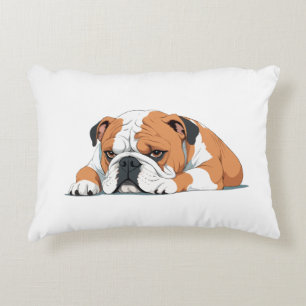 Cojín Decorativo Bulldog inglés Adorable Cute Animal Sleeping Calle